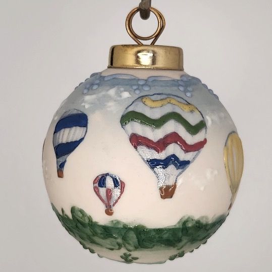 Hot Air Balloons Christmas Ornament 2.5"