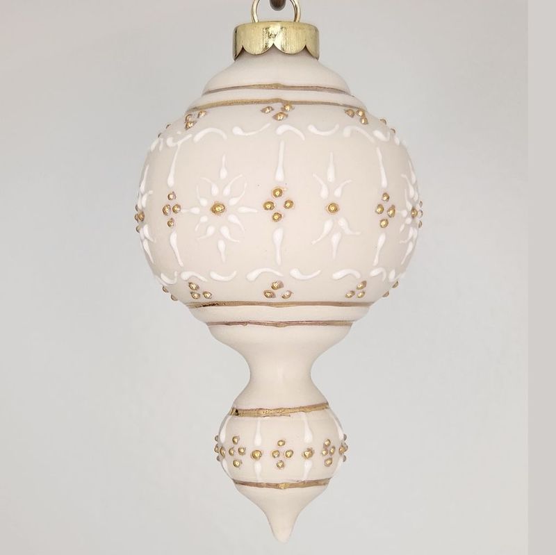 Castlebar Cherish Ivory Porcelain Christmas Ornament 4"