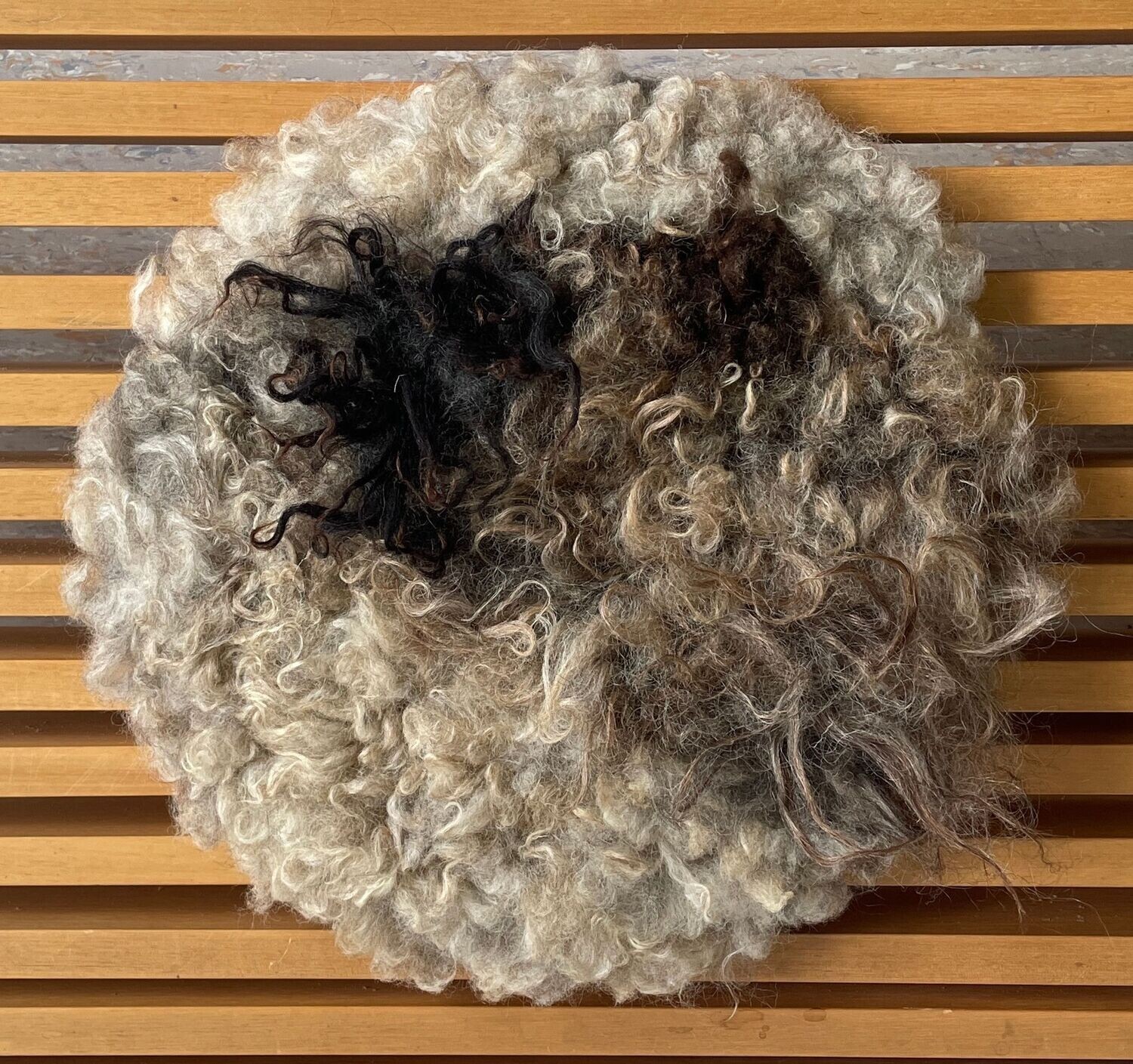 Sitzkissen Sitzkissen "Weiss/Grau/Schwarz", mit dunklen und helleren Akzenten