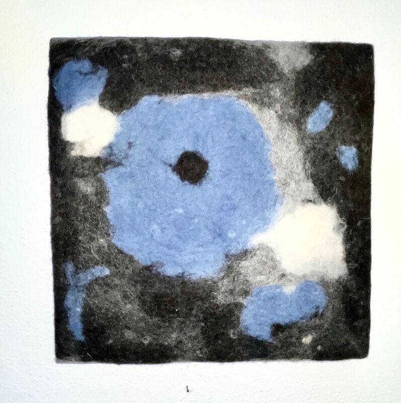 Wandbild Abstrakt Blau