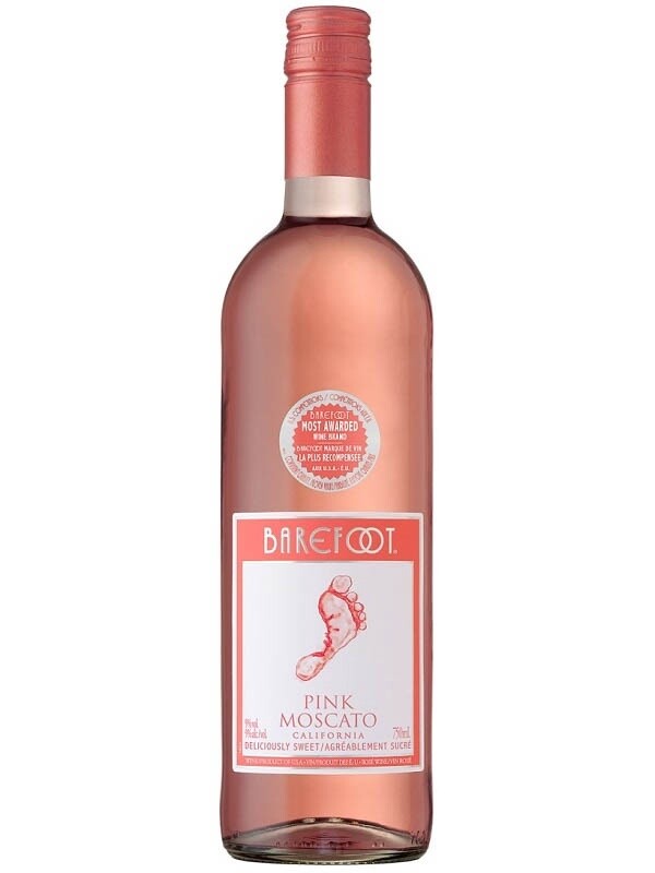 BAREFOOT PINK MOSCATO 750ML