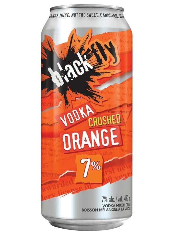 BLACK FLY VODKA CRUSHED ORANGE 473ML