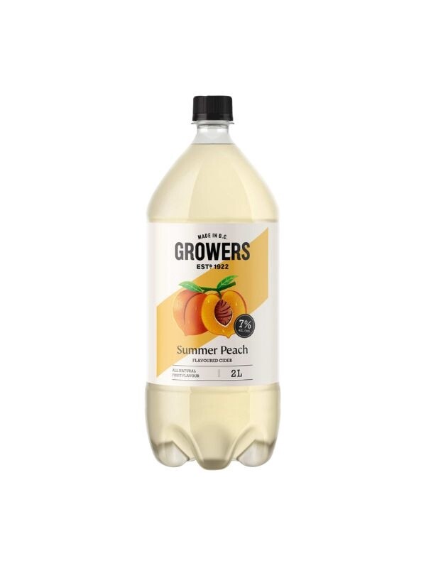 GROWERS PEACH CIDER 2L