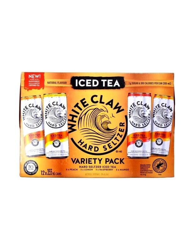 WHITE CLAW ICED TEA VARIETY 12 PK