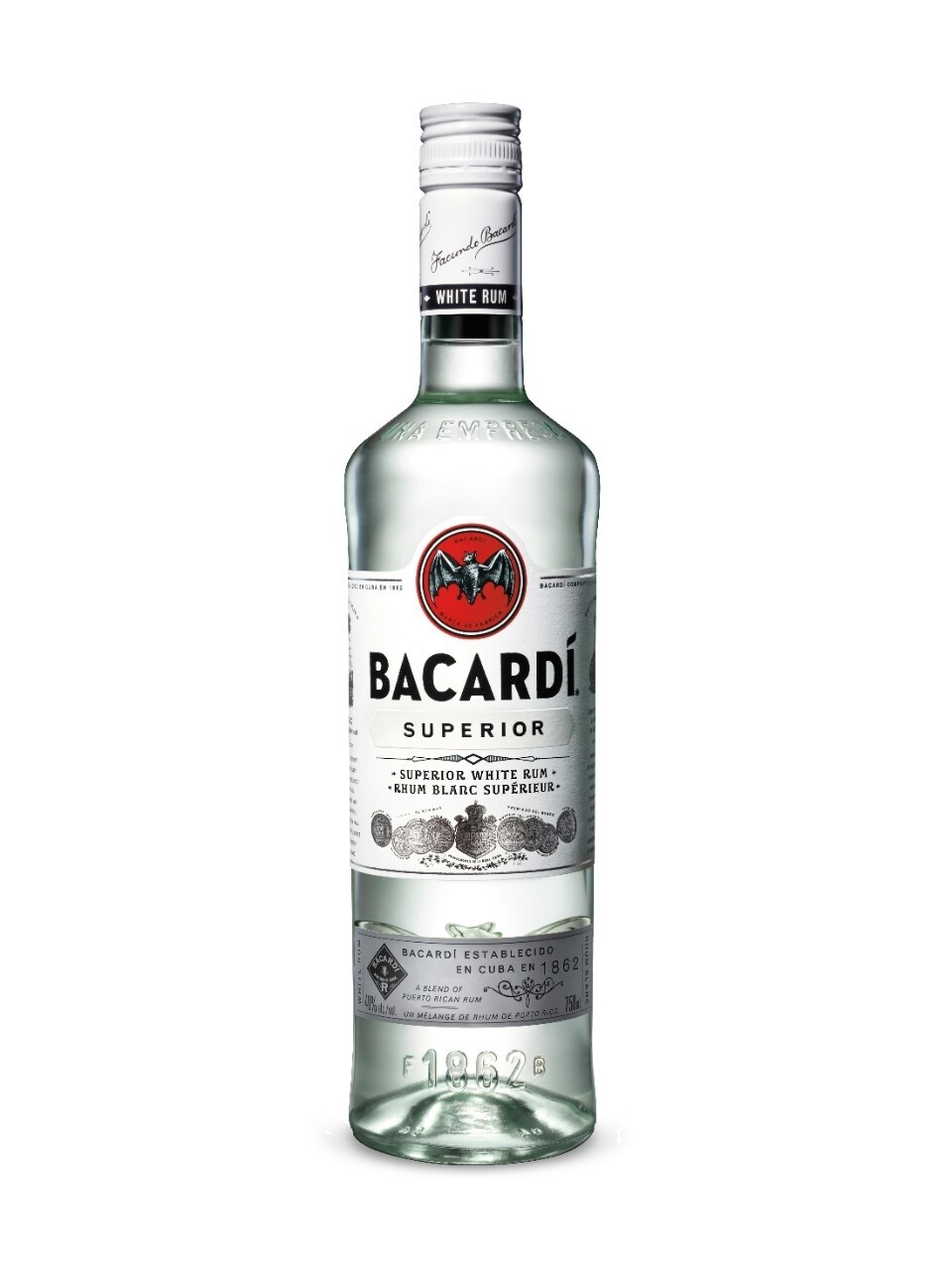 BACARDI SUPERIOR RUM 750ML