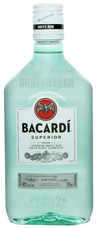 BACARDI SUPERIOR RUM 375ML