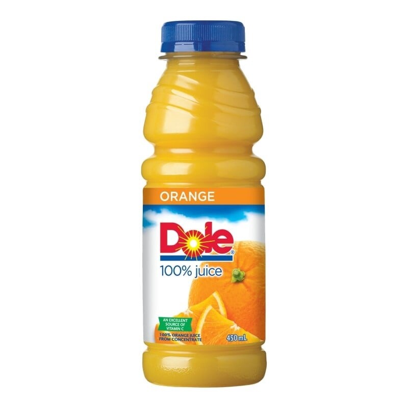 DOLE ORANGE JUICE 450ML