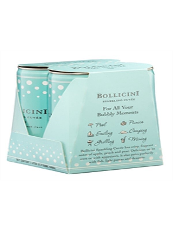 BOLLICINI SPARKLING CUVEE 4PK CAN