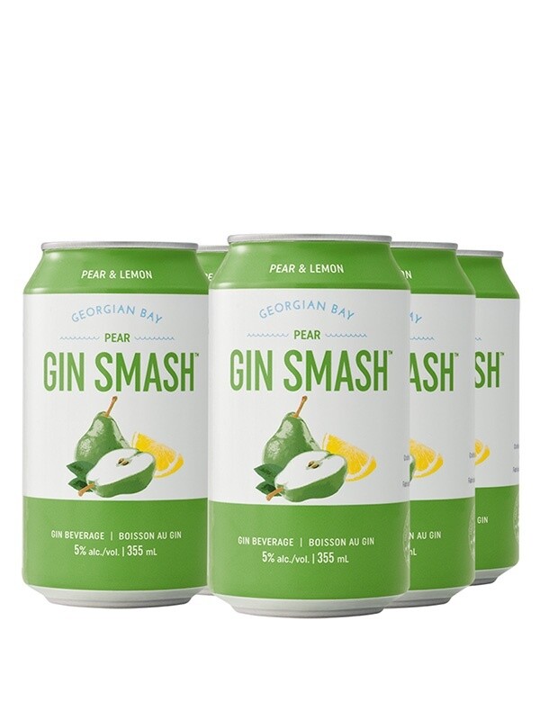 GEORGIAN BAY PEAR GIN SMASH 6PK CAN