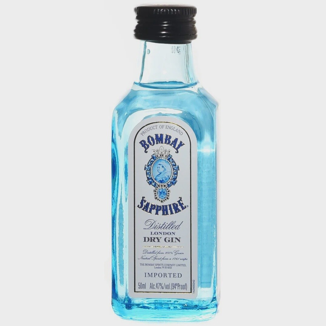 BOMBAY SAPPHIRE LONDON DRY GIN 50ML