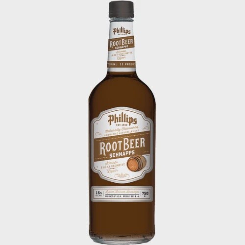 PHILLIPS ROOT BEER SCHNAPPS 750ML