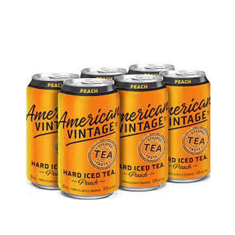 AMERICAN VINTAGE HARD PEACH ICED TEA 6PK