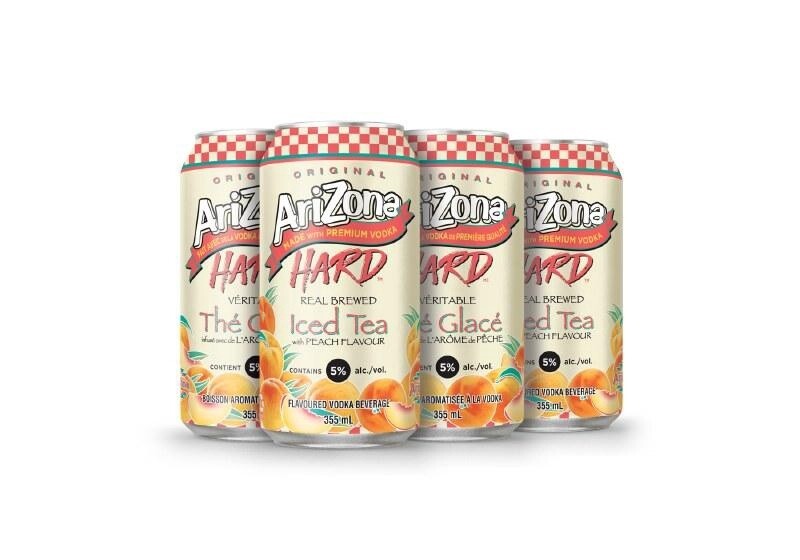 ARIZONA HARD PEACH ICED TEA 6PK