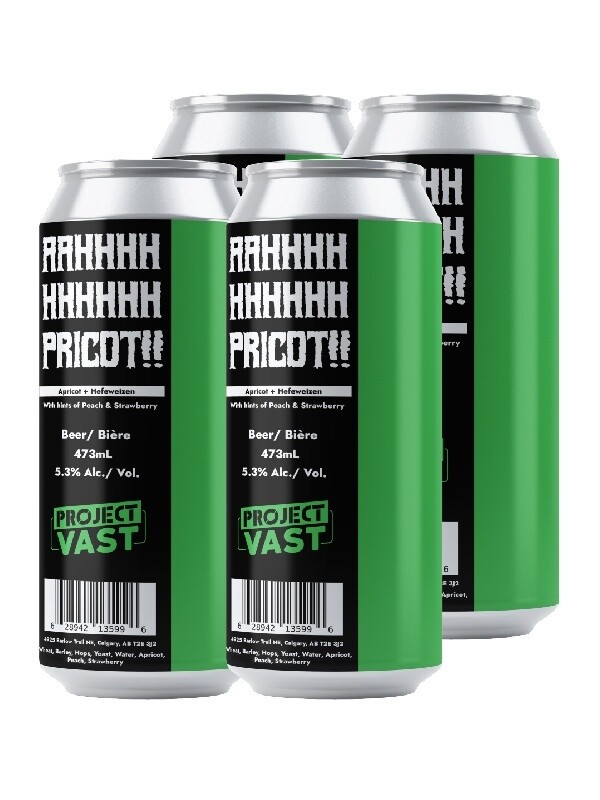 AHHHPRICOT HEFE PROJECT VAST 473ML