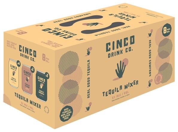 CINCO TEQUILA MIXER 8PK