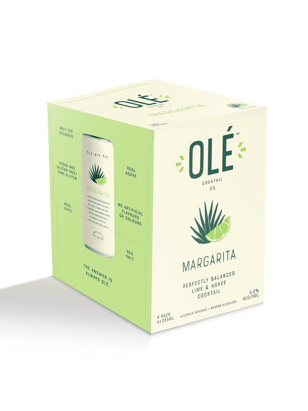 OLE MARGARITA 4PK CAN