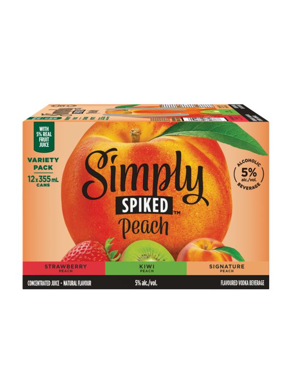 SIMPLY SPIKED PEACH 12PK MIXER
