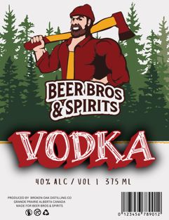 BEER BROS VODKA 1.75L