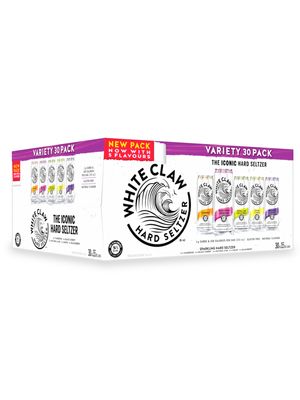 WHITE CLAW VARIETY 5 FLAVOURS 30PK