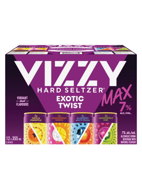 VIZZY MAX VARIETY PACK MIXER 12PK