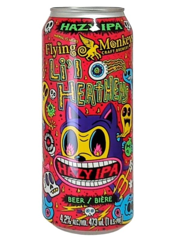 FLYING MONKEYS - LIL HEATHENS HAZY IPA 473ML