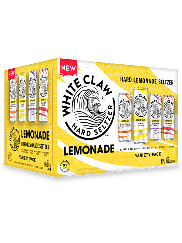 WHITE CLAW LEMONADE VARIETY 12PK