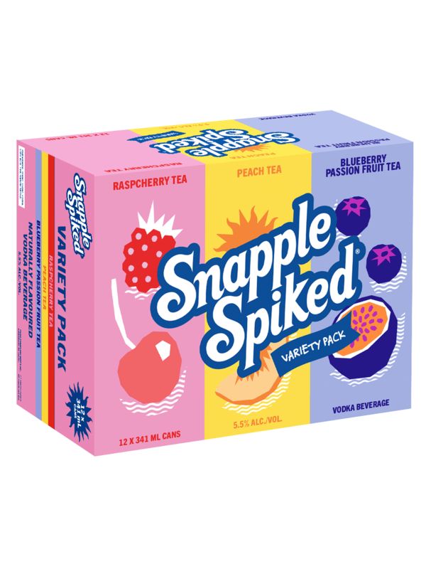 SNAPPLE SPIKED VARIETY 12PK