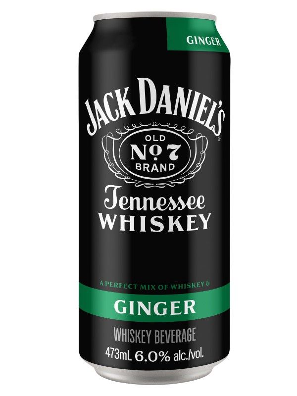 JACK DANIEL&#39;S &amp; GINGER 473ML