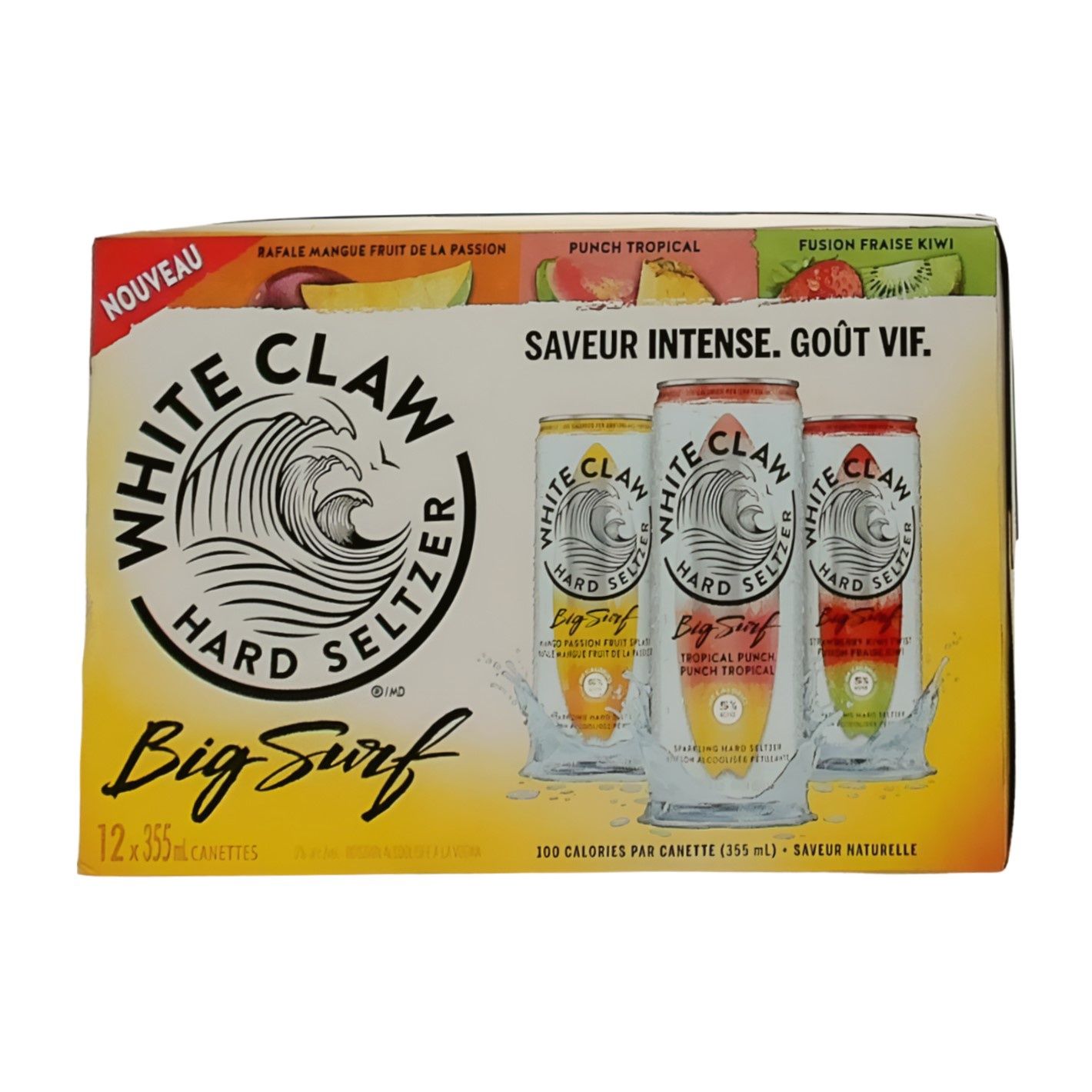 WHITE CLAW BIG SURF VARIETY PACK 12PK
