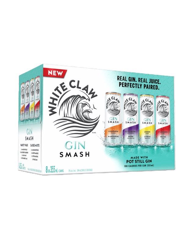 WHITE CLAW GIN SMASH 8PK