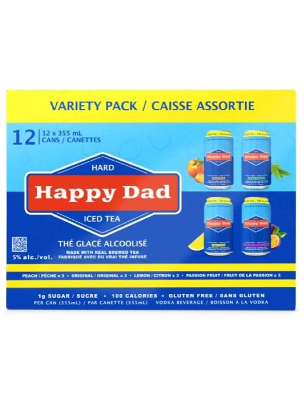HAPPY DAD ICED TEA VARIETY 12PCK