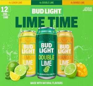 BUD LIGHT LIME TIME MIX 12PK