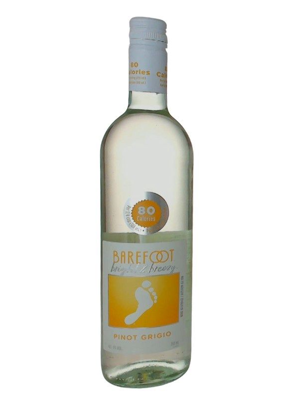 BAREFOOT BRIGHT &amp; BREEZY PINOT GRIGIO 750ML