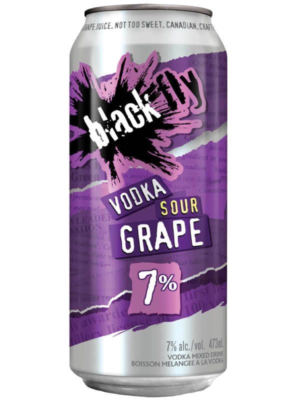 BLACK FLY VODKA SOUR GRAPE 473ML