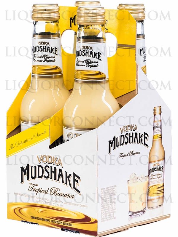 VODKA MUDSHAKE TROPICAL BANANA 4PK