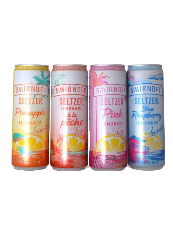 SMIRNOFF SELTZER VARIETY 12PK
