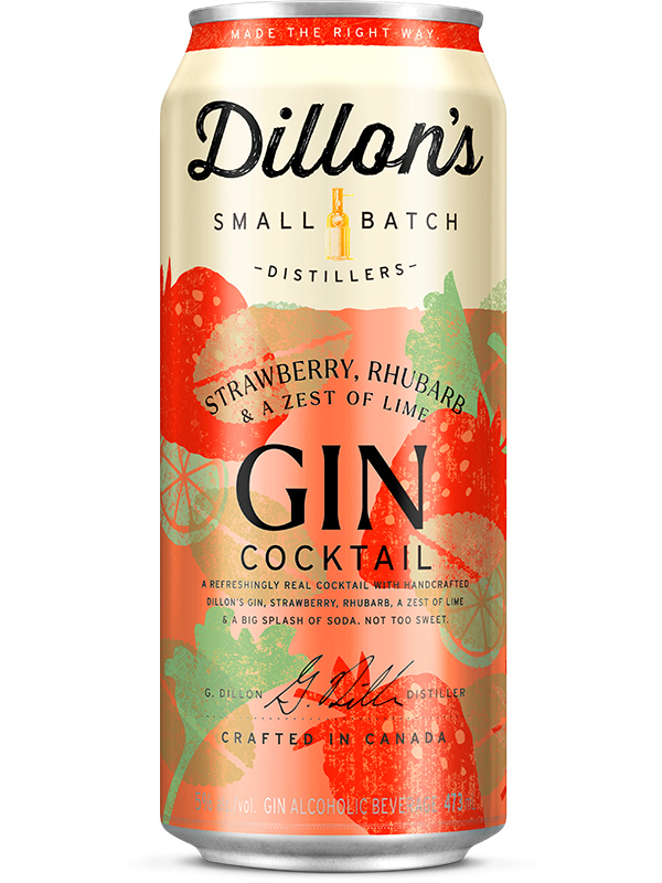 DILLON'S STRAWBERRY RHUBARB 473ML