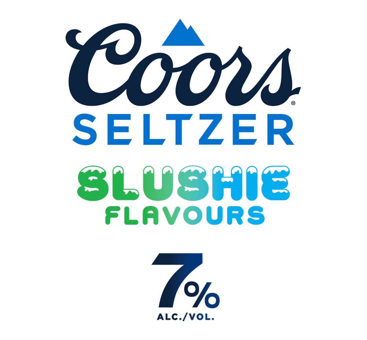 COORS SELTZER SLUSHIE GREEN APPLE 473ML