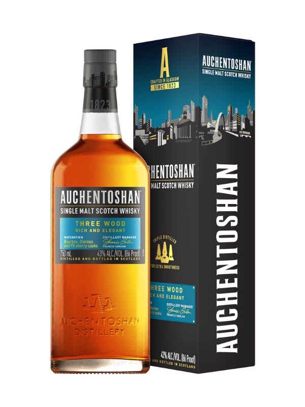 AUCHENTOSHAN THREE WOOD 750ML