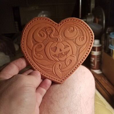 TOOLED HALLOWEEN PATCH
