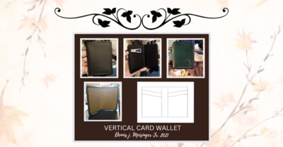 *BESPOKE VERTICAL CARD WALLET CUSTOMIZATION