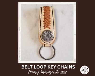 BELT LOOP KEYCHAIN - CELTIC PICTISH KNOT - BRAID