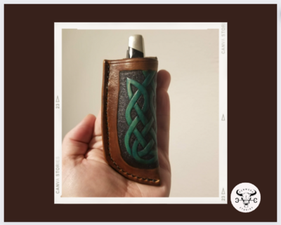 KNIFE SCABBARD - CELTIC DESIGN