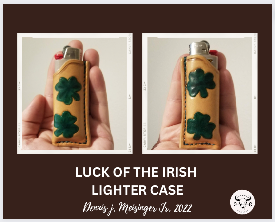 LIGHTER CASE - THREE LEAF CLOVER