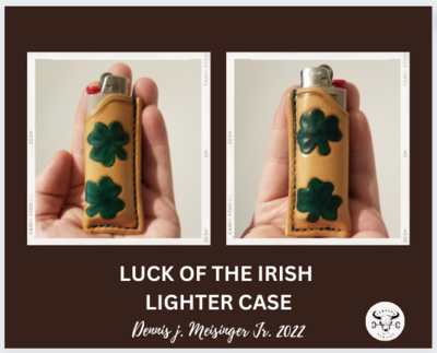 LIGHTER CASE - THREE LEAF CLOVER