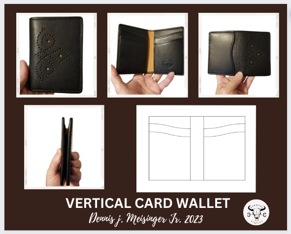 COLTER'S VERTICAL CARD WALLET W POCKET 1 COLTER'S VERTICAL CARD WALLET W POCKET 1