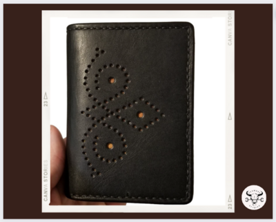 COLTER'S VERTICAL CARD WALLET W POCKET 1