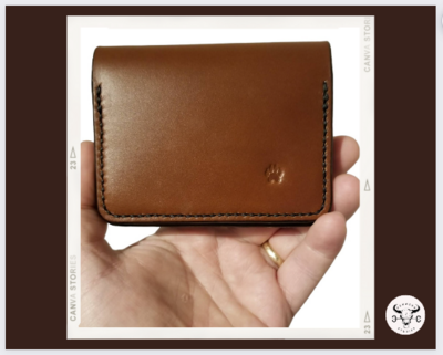 Fishing License Card Wallet (BEAR PAW STAMPED)