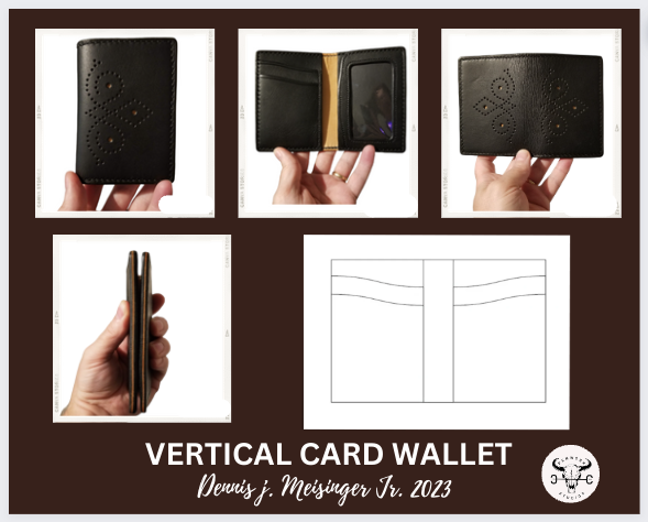 HYRUM'S VERTICAL CARD WALLET W ID POCKET 1
