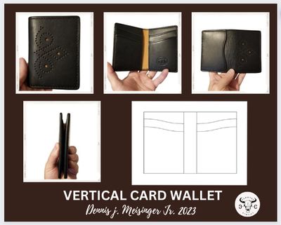 COLTER'S VERTICAL CARD WALLET W POCKET 1